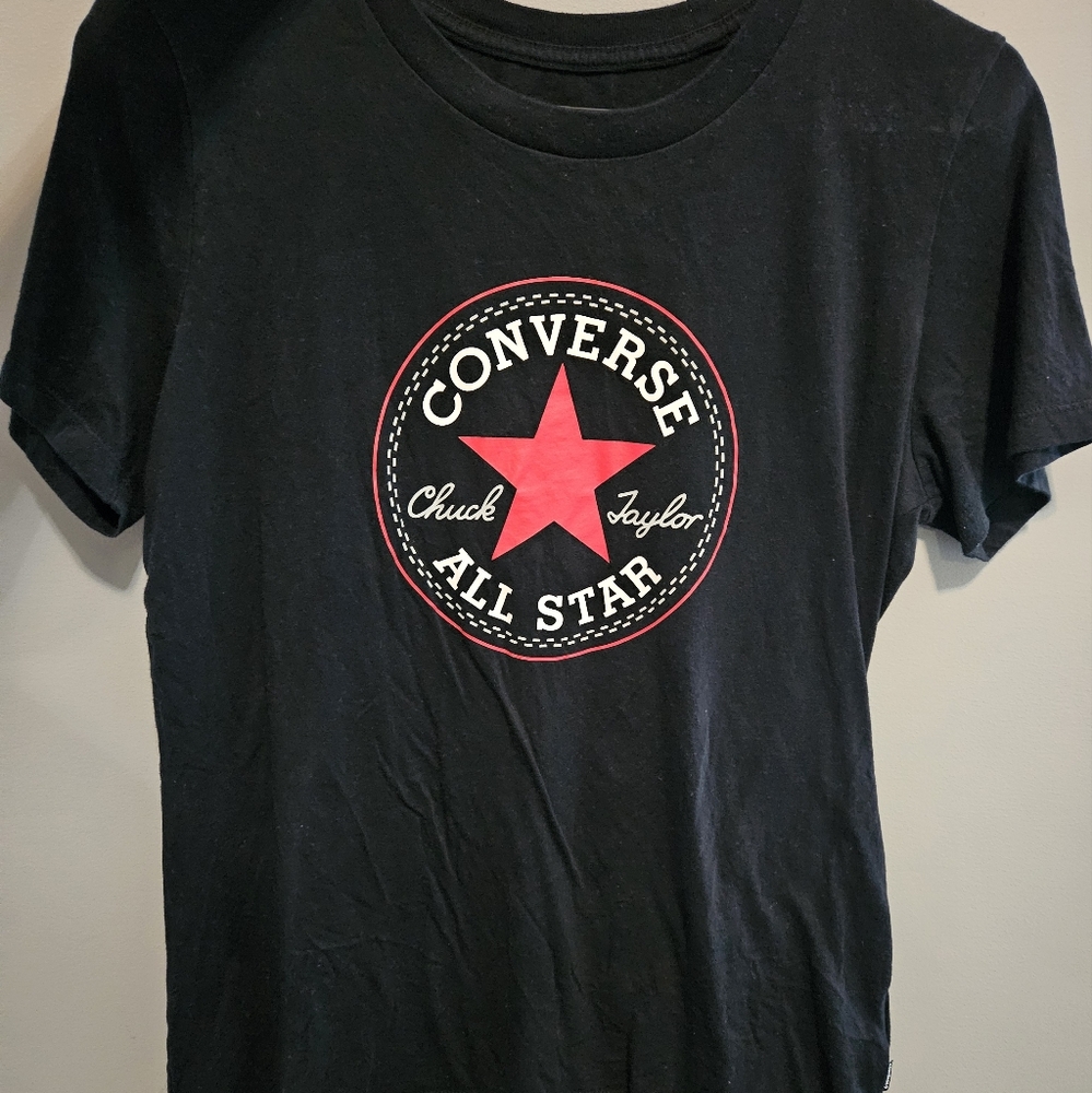 Black, with red and white Women's Med shirt
